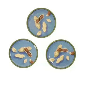 The Monkey and The Peddler Tidbit/ Appetizer Plates by Liz Ross